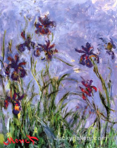 Irises II by Claude Monet paintings reproduction